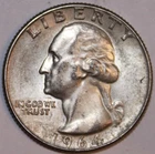 1964-D Washington Quarter - 90% Silver - Extra Fine - #1020EA