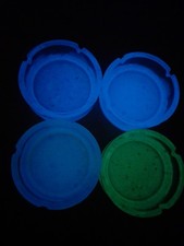 Glow In The Dark Glass Ashtrays For Cigarette Home Round Ashtray Indoor Outdoor