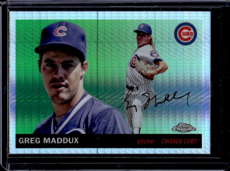 2025 Topps Chrome Platinum Greg Maddux Prism Refractor Retail Exclusive #303