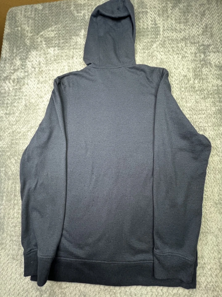 Sudadera con Capucha Travis Mathew Cremallera Completa Azul Jaspeado Rendimiento Golf Ropa Activa Grande Foto 3 de 4