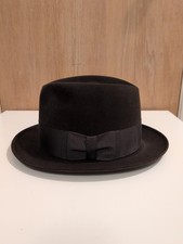 Vintage Churchill Ltd.Brown Felt Fedora Hat Size 7 1/4