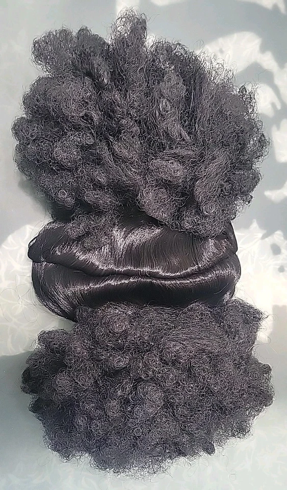 Peluca Disco Puff Afro Años 60 70 Disfraz Mujer Marrón Foto 4 de 4