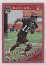 2018 Donruss Optic Rookies Pink Prizm Damion Ratley #113 lu0