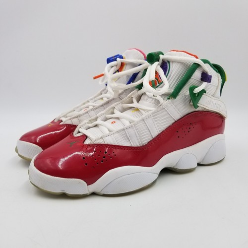 Nike Air Jordan 6 Rings Multi-Color CW7004-100 Size Youth 5.5Y Womens 7