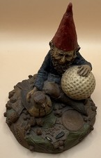 Tom Clark Gnome #56 Birdie 1983 Cairns Studio Golf Vintage Figurine Hand Signed