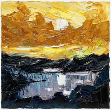 Daniel Nichols - Contemporary Oil, Setting Sun