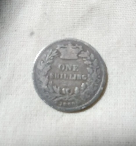 Photo of a 1860 Victoria Shilling from an eBay listing that sold on Jul 4, 2026