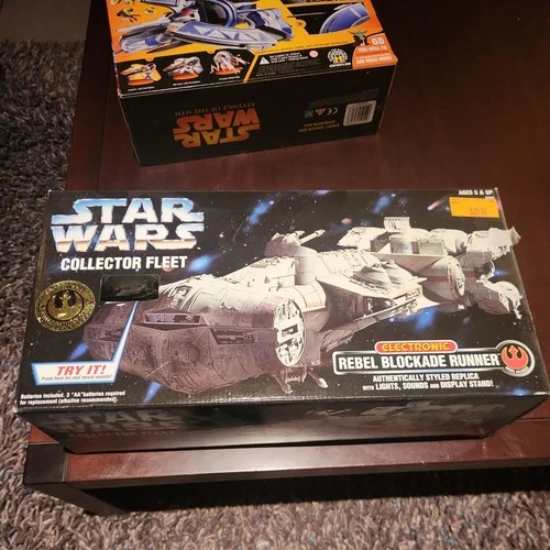Kenner Star Wars Collector Fleet Electronic Rebel Blockade Runner Ship MIB! 1996