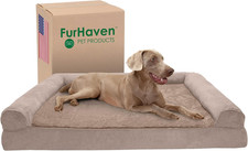 Cooling Gel Dog Bed for Large Dogs W/ Removable Bolsters  Washable Cover, for D