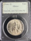 1946-D Walking Liberty Half Dollar – PCGS MS64 – Old Green Holder (OGH)