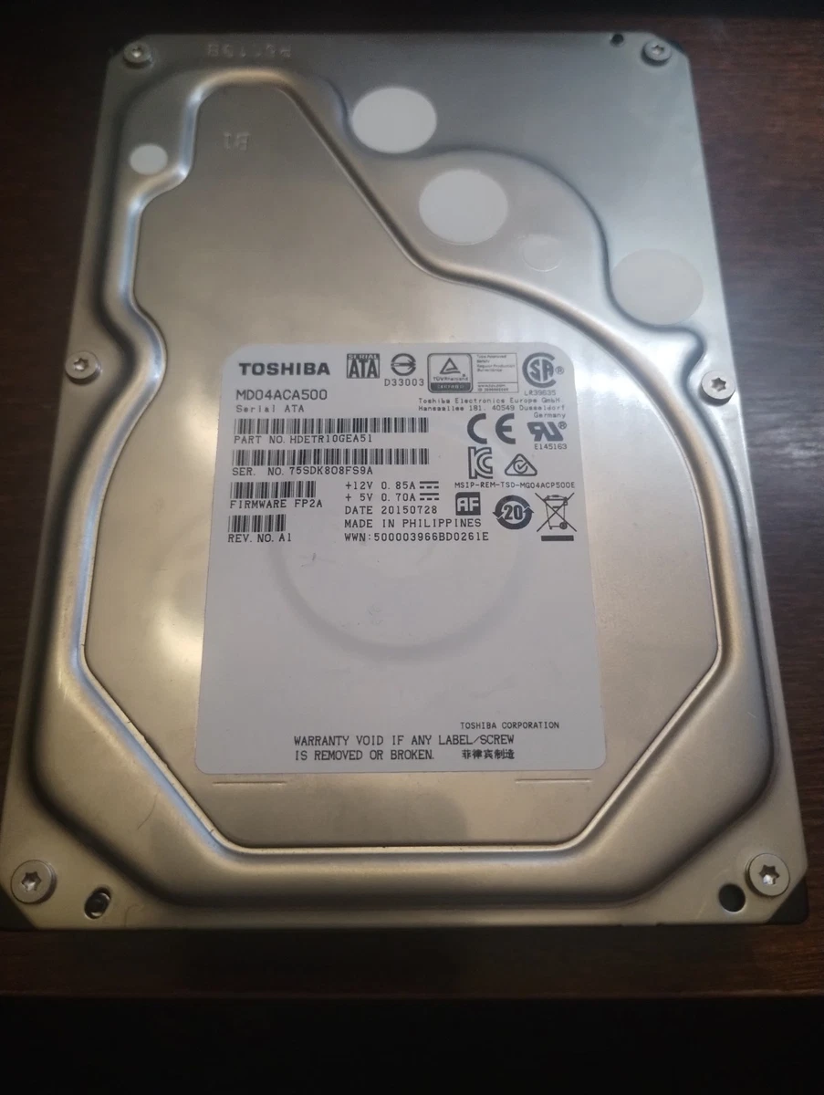 Toshiba Internal Hard Disk Drives 5 TB Storage Capacity for sale