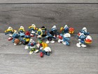 Vintage 1980s Schleich Peyo Smurfs Pvc Figures lot Of 15