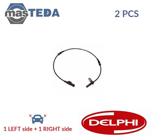 SS20228 ABS WHEEL SPEED SENSOR PAIR FRONT DELPHI 2PCS NEW OE REPLACEMENT