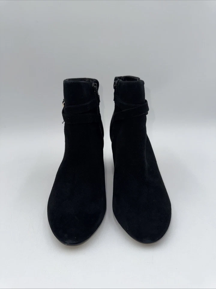 Botines Arlette Bella Vita para mujer de gamuza negra de cuero talla 8,5 N Foto 2 de 4