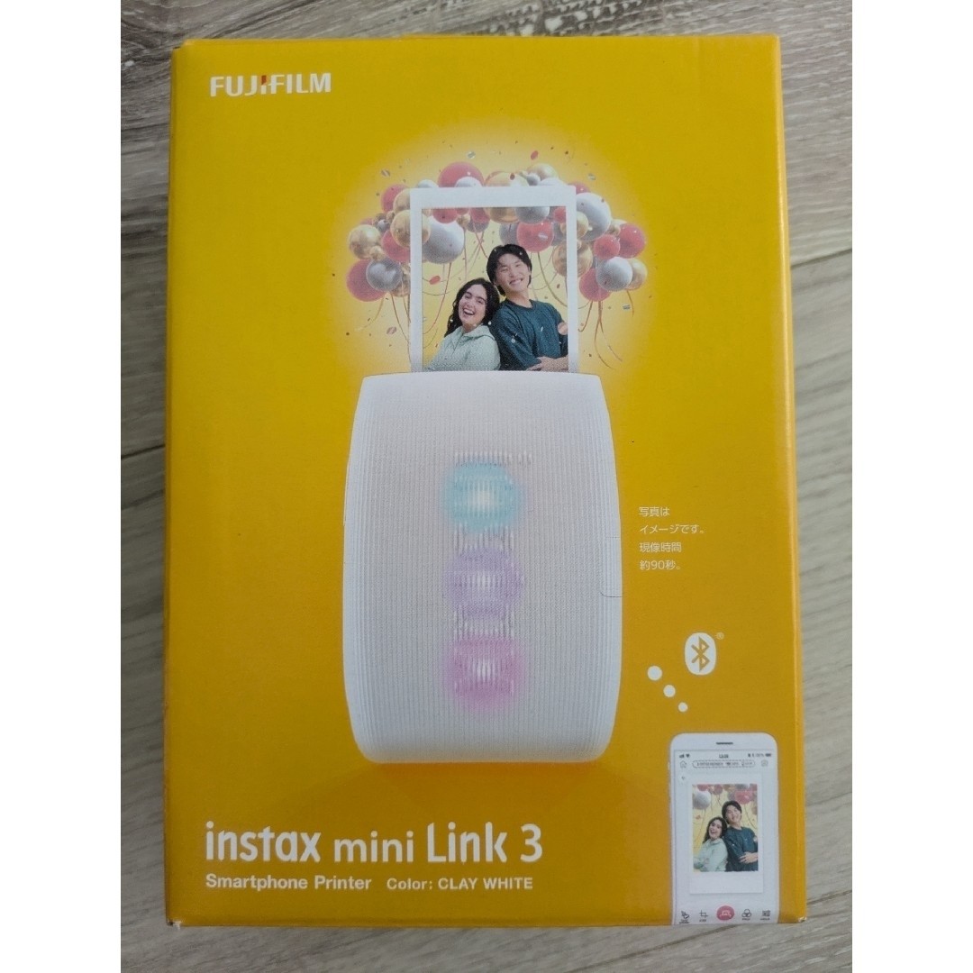 Fujifilm Instax Mini Link 3 Smartphone Printer in Clay White