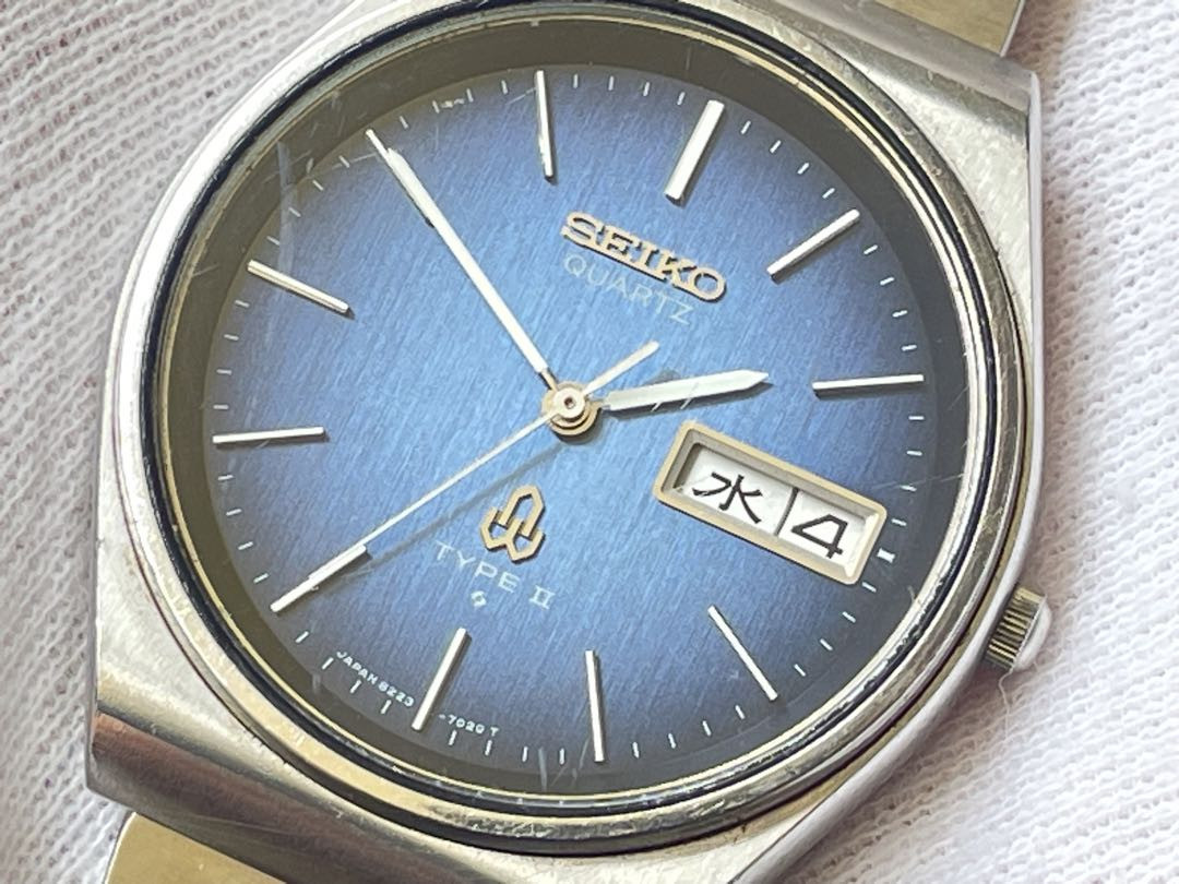 Seiko Type Ii 8223-701D Analog Quartz Men Vintage 953076700 | eBay