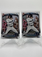 2025 Bowman 1st Prospects PJ Morlando #BP-91 Miami Marlins RC Lot Of 2