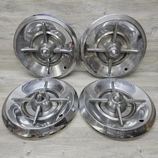 4 Vintage 1957 57 Dodge Lancer Knight 14 Spinner Hubcaps Wheel Covers Set