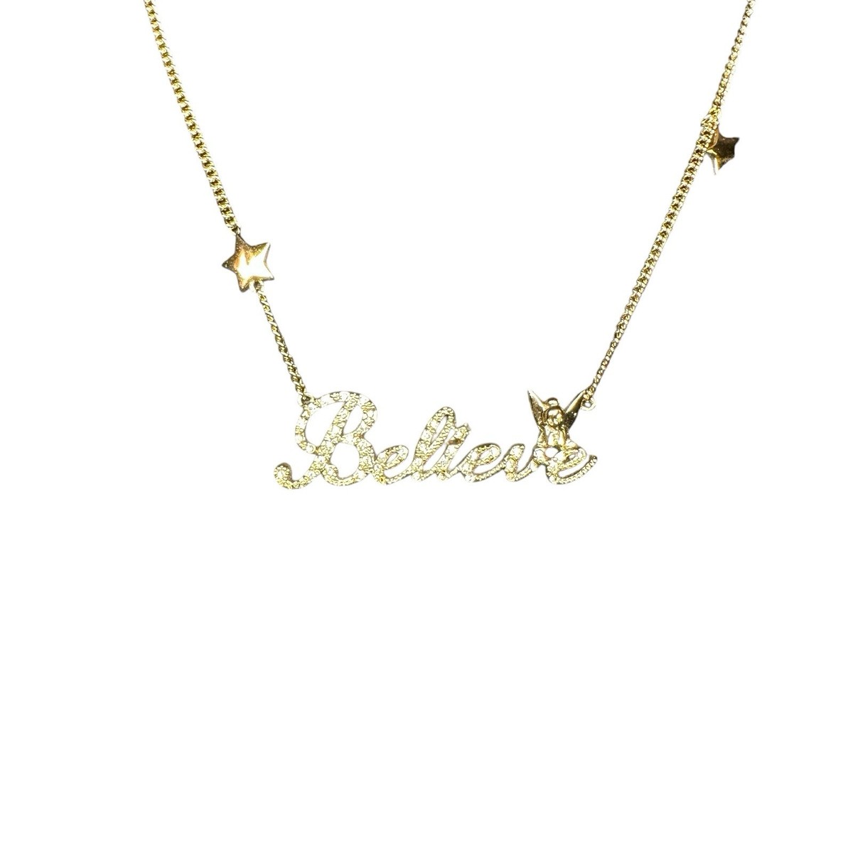 Disney Couture TinkerBell ネックレス+ピアス 14K金 Disney Couture Kingdom Tinkerbell 