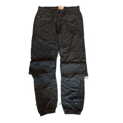 NWT EPTM Perfect Example Accordion Track Pant Toggle Drawstring Black 2XL-38