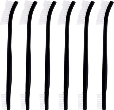 6 Stück Doppelendige Nylon Reinigungsbürsten, kleines Reinigungsbürsten Set Multifunktion