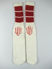 Vintage 70s 80s Indiana University Tube Socks IU Hoosiers
