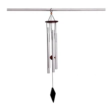 Om Wind Chime based on higher Octave of 136.10 Hz or Heart chakra 2.4 feet long
