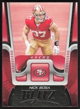 2021 Panini Playbook Blitz Nick Bosa #BTZ-NBO San Francisco 49ers