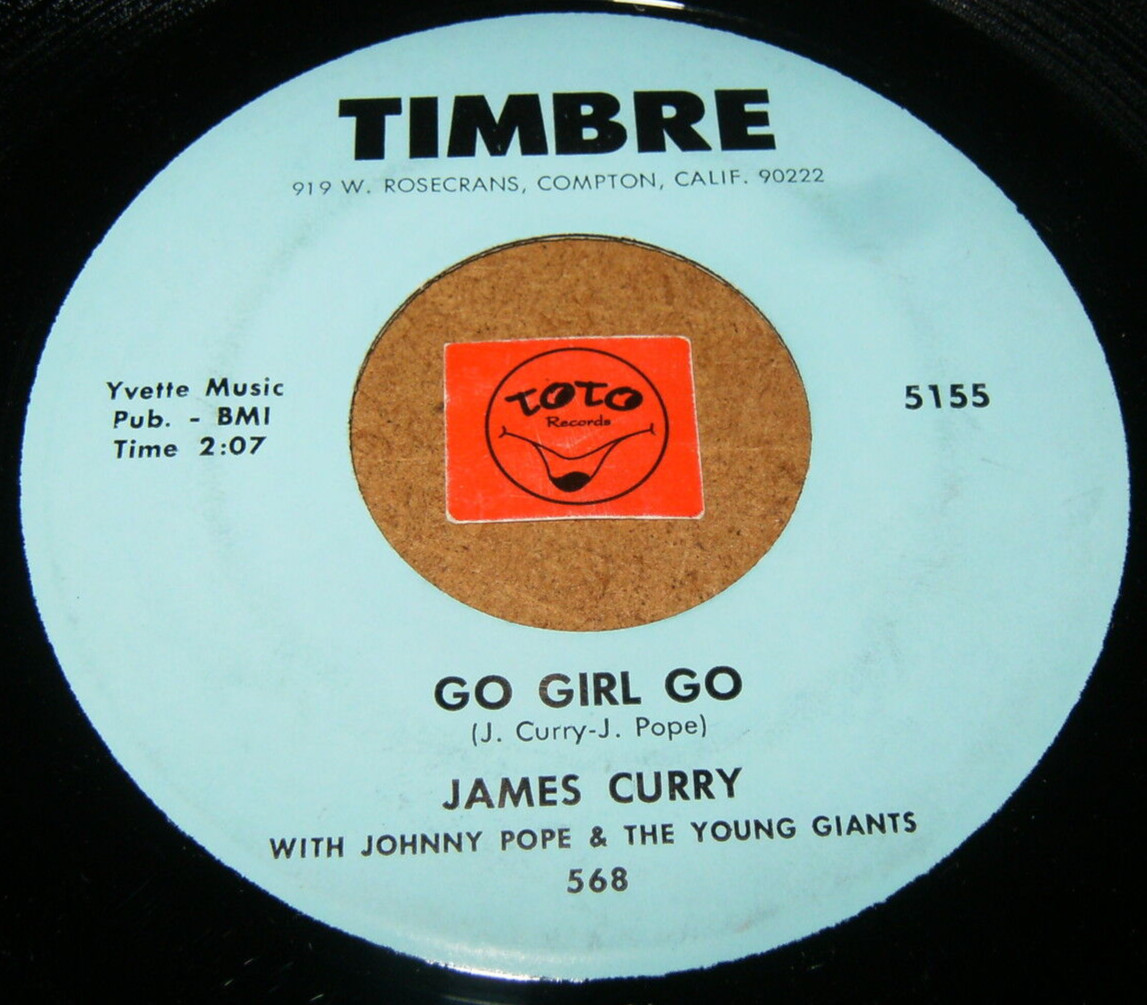 photo of James Curry - Go Girl Go - The Ghetto  Listen - Soul
