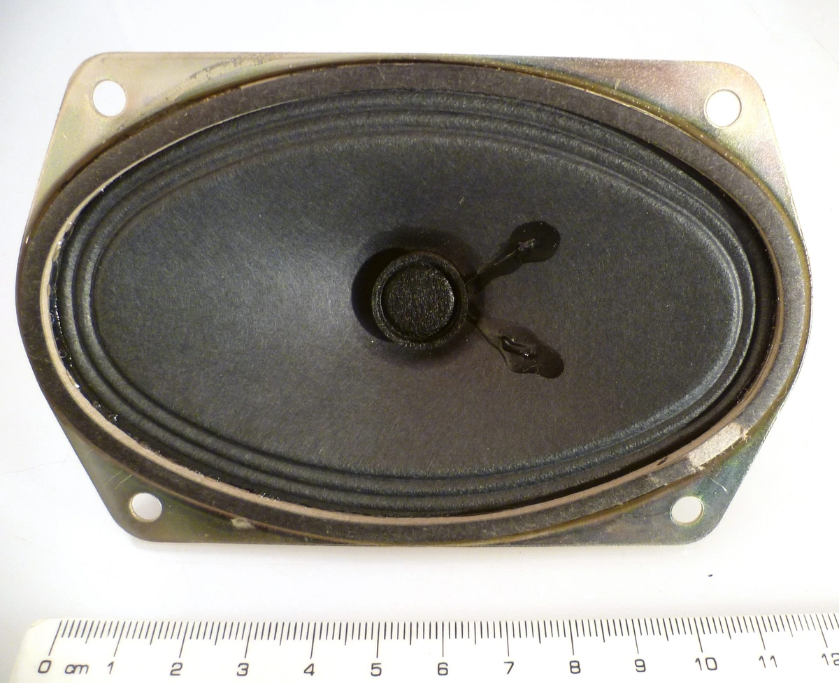 ITT Oval Speaker 50 Ohm 1 Watt 124 x78mm Paper Cone MBL3 38 eBay