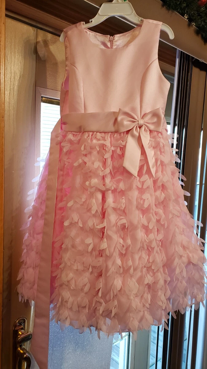 pink princess christmas dresses Christmas Princess Dress Kids Flower Girls Wedding Party Pageant Prom Gown 4-12Y
