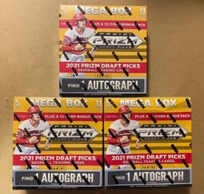 Panini 2021 Prizm Draft Picks Baseball Mega Box - 67 Cards New Sealed Lot Of 3**
