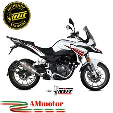Mivv Benelli Trk 251 2022 Terminale Di Scarico Per Moto Marmitta Ovale Inox