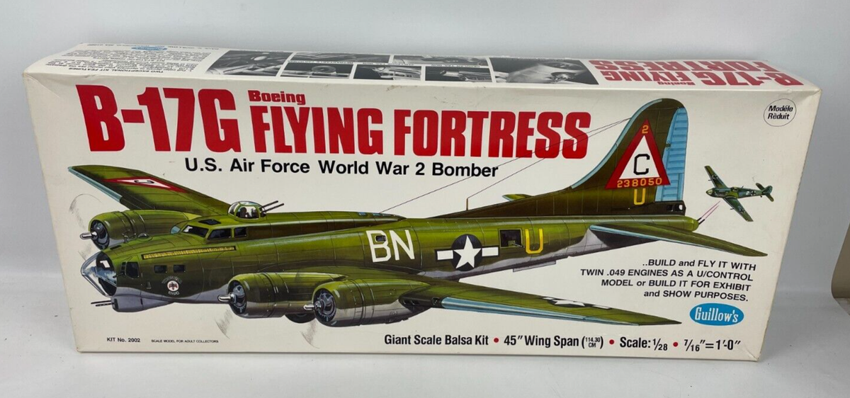 Guillow's B-17 FLYING FORTRESS B-17 フライングフォートレス バルサ