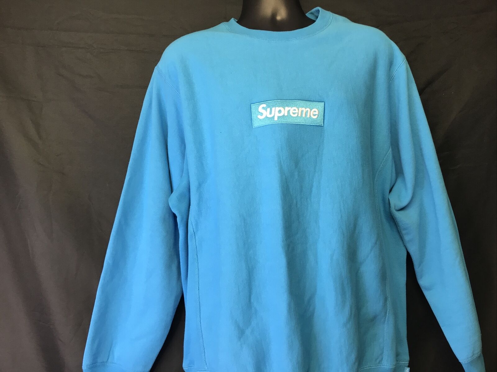 Supreme Box Logo Lamp Blue