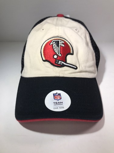 NFL Atlanta Falcons Cap Canvas & Mesh Snap Back Emblem Tan/Black Neu mit Etikett - Bild 1 von 12