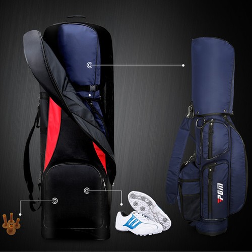 Golf Club Bag Wheeled Travel Cover Bag Case Double-Layer Protector Luggage - Picture 6 of 10