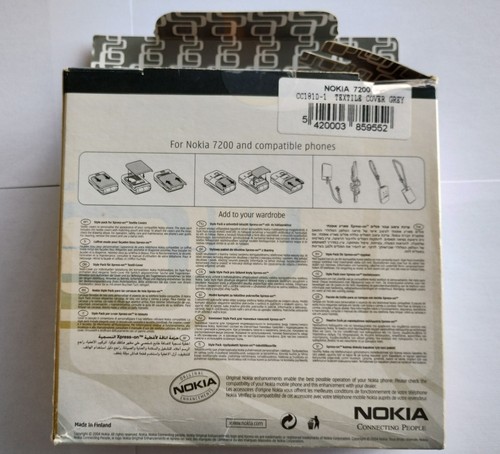 Zeldzame Grijze Cover Set voor Nokia 7200 & compatibele telefoons - Photo 4/4
