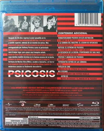 PSICOSIS - BLURAY - Imagen 2 de 3