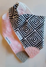 Bazzle Baby Teething Drool Bibs Chewy Teethed Tip Set Of 2