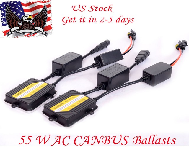 2x AC 12V Pro Canbus hid xenon Ballast 55W replacement error warning