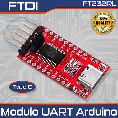 Modul FT232RL FTDI USB Typ-C TTL UART Serial Shield Adapter für Arduino