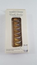 Yankee Candle Pillar Tumbler Candle Jewelry Bracelet Gold Silver 2014
