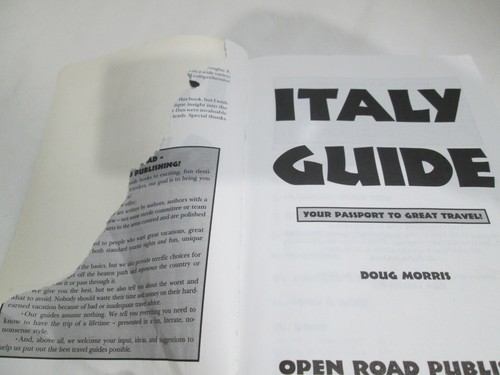Italy Travel Guide 1996 Paperback International Travel Souvenirs Collectibles - Picture 4 of 5