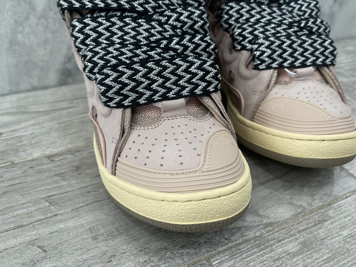 Lanvin Curb Zigzag Low-Top Sneakers New Designer Casual Tennis