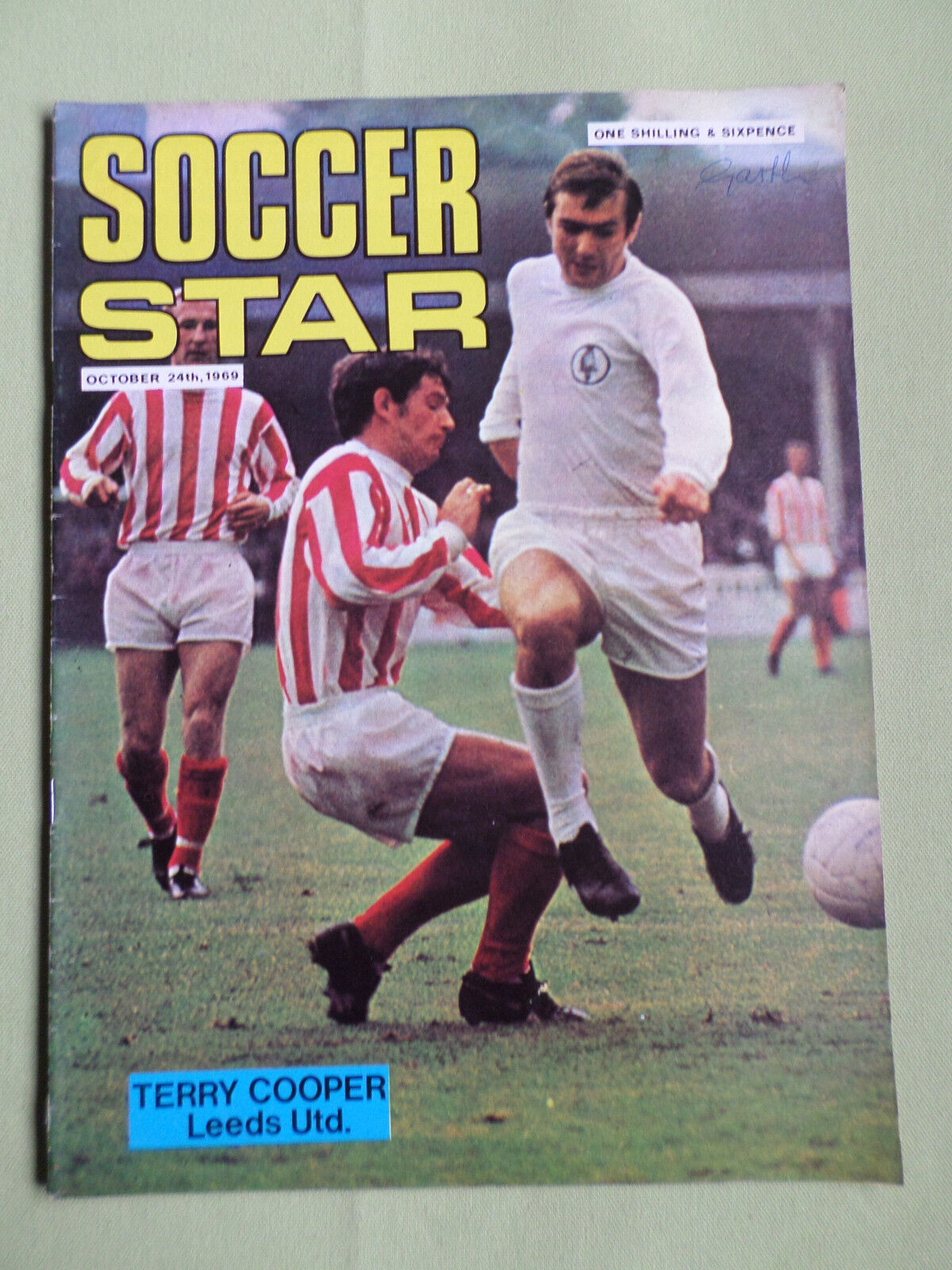 SOCCER STAR 24TH OCTOBER 1969 TERRY COOPER UK MAGAZINE =