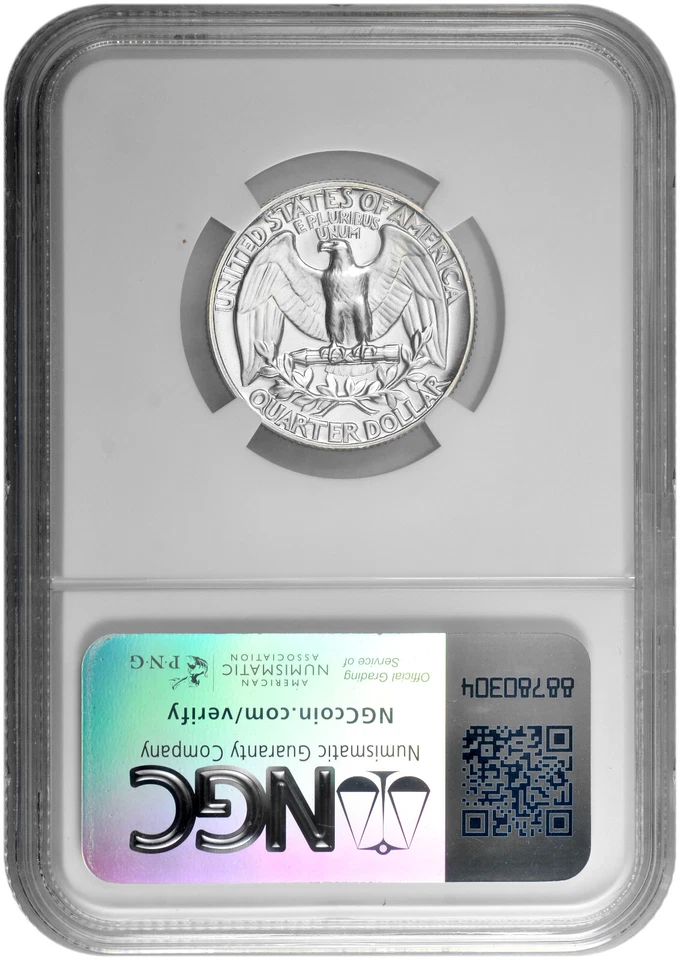 1952 25C Silver Proof Washington Quarter NGC PF 67 Recut Feathers VP-001 - Image 2 of 2