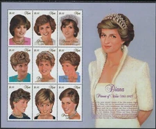 Nevis - Beautiful MNH Princess Diana Souvenir Sheet........................22L-S