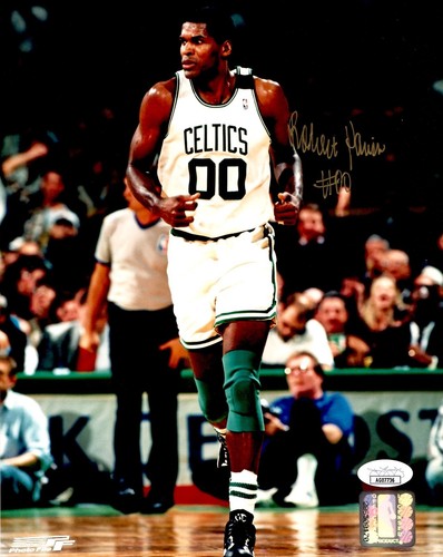 Robert Parish autographed signed 8x10 photo NBA Boston Celtics JSA COA
