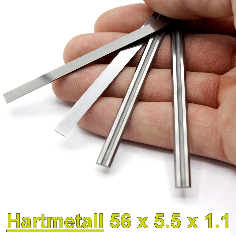 4 Pièces Lame De Rabot HM 56Mm Pour Adler BH 556, Hoffmann BH 556, Wegoma AP98 - Photo 4/4